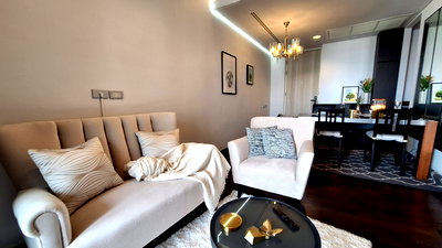 Condos for rent BTS Phrom Phong : [VR0235]🔥 47,000 THB/m | The Lumpini 24 | 23rd Fl. | 55 sqm | River View | Near EmSphere 🔥