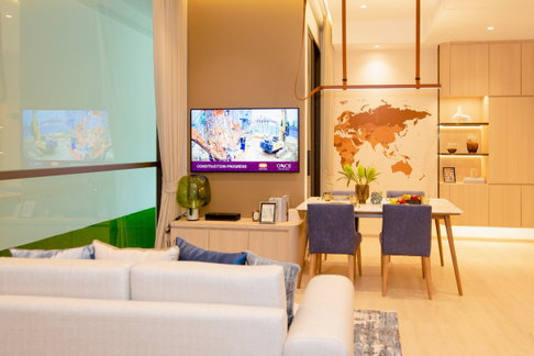 1Bedroom 34.30 Sq.m 𝐎𝐍𝐂𝐄 𝐖𝐎𝐍𝐆𝐀𝐌𝐀𝐓 A Super-Luxury Freehold development in the prime Wongamat – North Pattaya location.