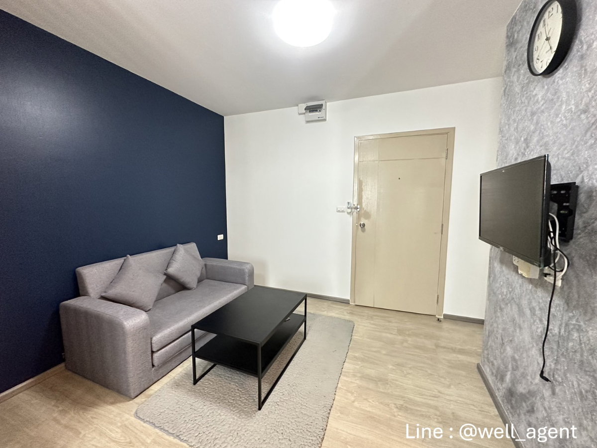 รูป For Rent | เดอะพอยต์ คอนโด รังสิต-คลอง 6  📞 Call: 064-242-6068  🌊 เฟอร์ครบ | วิวสูง | มีเครื่องซักผ้า - รูปที่ 4/10