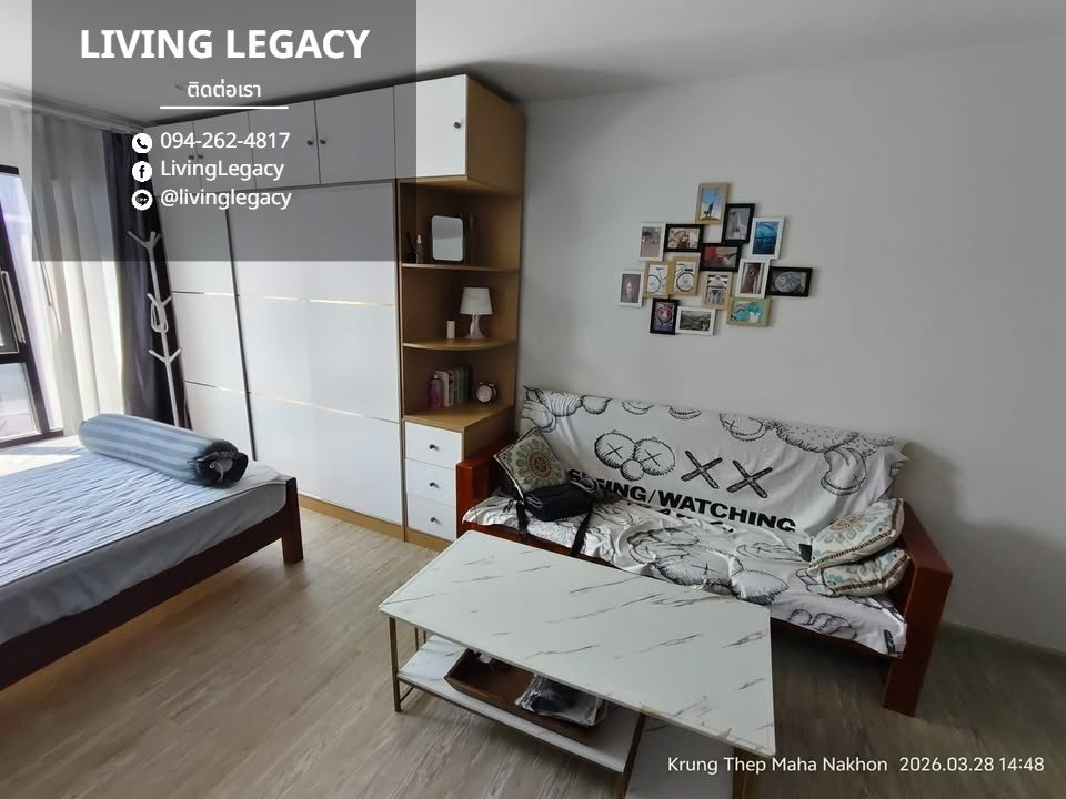 รูป TCUHXK ให้เช่าคอนโด RYE Huamark 30 ตร.ม. ชั้น 7 ตึก A line id : @livinglegacy - รูปที่ 5/13