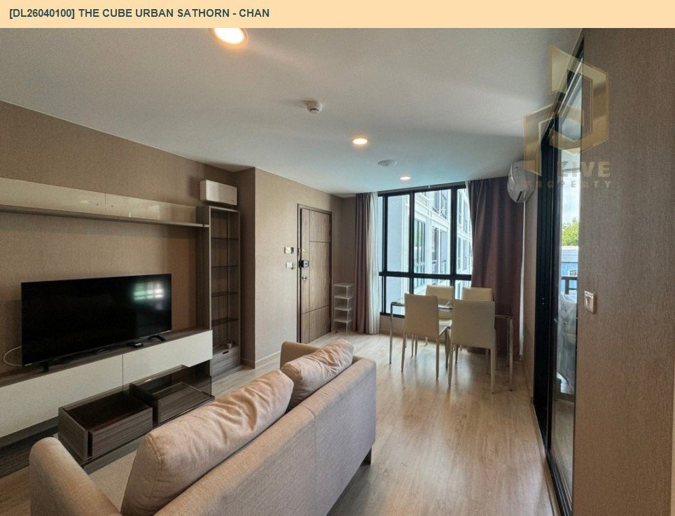 รูป DL26040100 ให้เช่าคอนโด เดอะคิวบ์ เออร์เบิน สาทร - จันทน์ (The CUBE Urban Sathorn - Chan) ใกล้ BTS สุรศักดิ์ พร้อมเข้าอยู่ โทรด่วน 0800343450 LineID @655ebbvc - รูปที่ 4/11