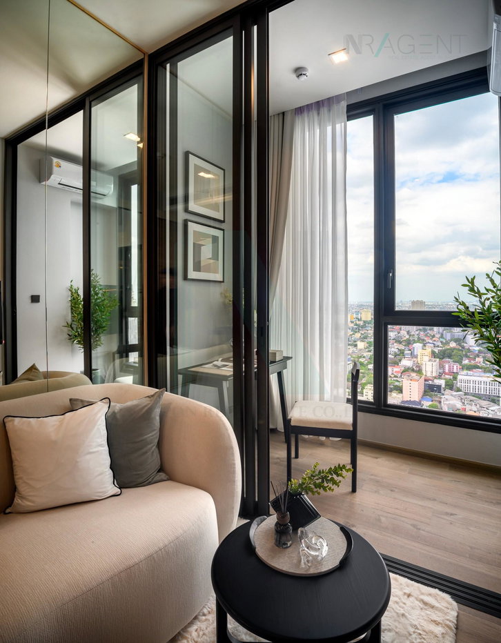 รูป 🚩 ให้เช่าคอนโด เดอะ เครสท์ พาร์ค เรสซิเดนซ์ อาคาร 1 ชั้น 29 1 ห้องนอน ขนาด 35 ตรม ใกล้ BTS ห้าแยกลาดพร้าว - รูปที่ 6/8