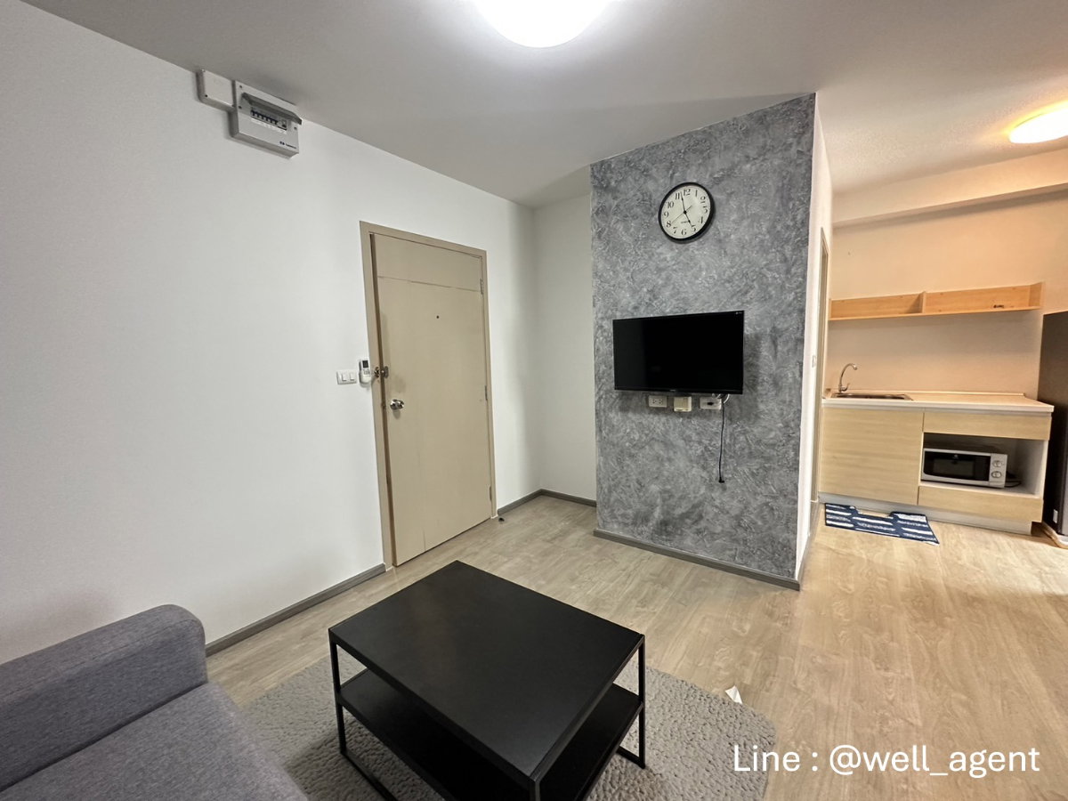 รูป For Rent | เดอะพอยต์ คอนโด รังสิต-คลอง 6  📞 Call: 064-242-6068  🌊 เฟอร์ครบ | วิวสูง | มีเครื่องซักผ้า - รูปที่ 6/10