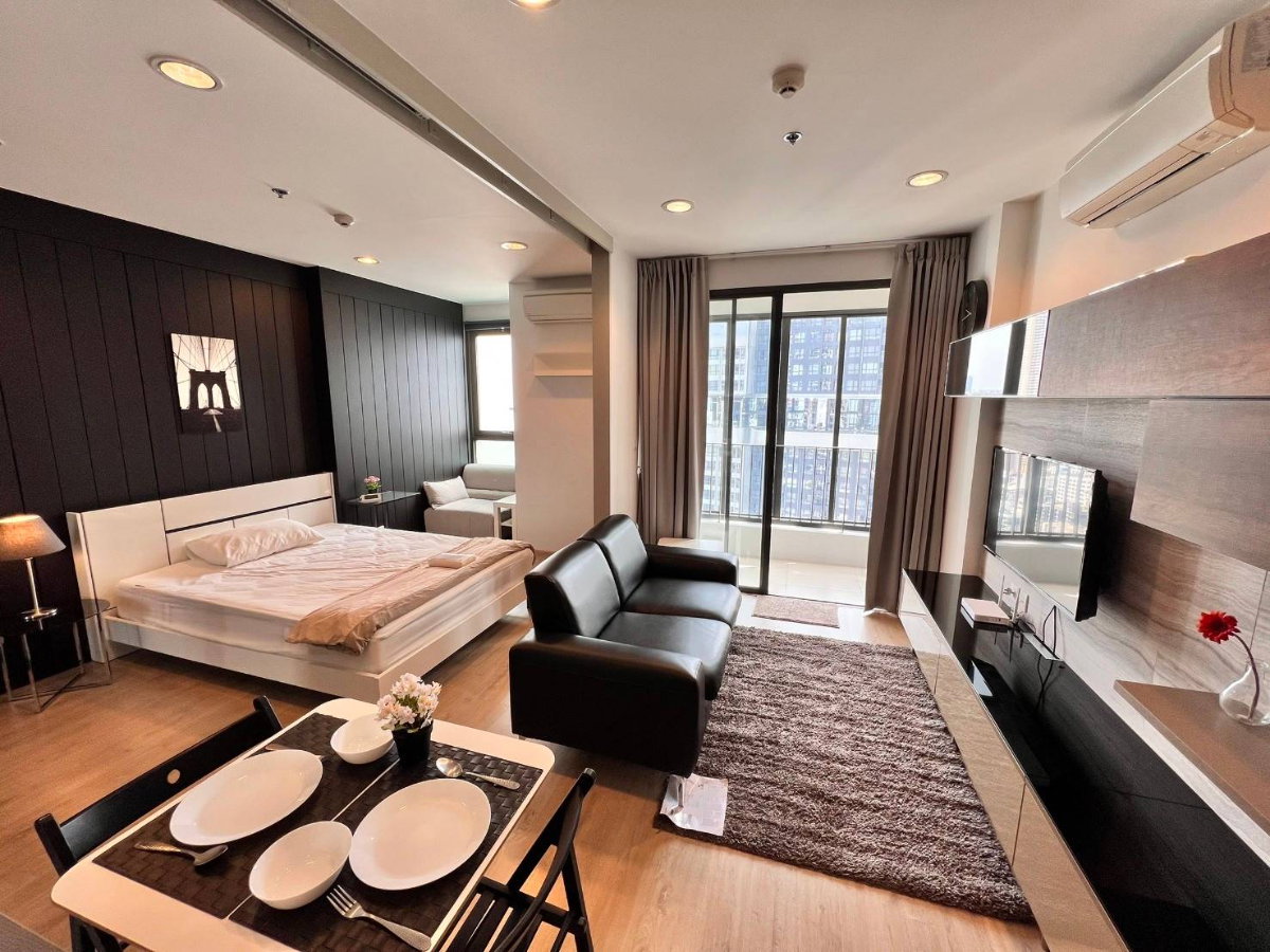 รูป ด่วนจ้าา ห้องสวย ราคาพิเศษมากก  ให้เช่า IDEO Q ราชเทวี ทำเลดีใกล้รถไฟฟ้า เฟิร์นเครื่องใช้ไฟฟ้าครบ พร้อมอยู่ - รูปที่ 4/8