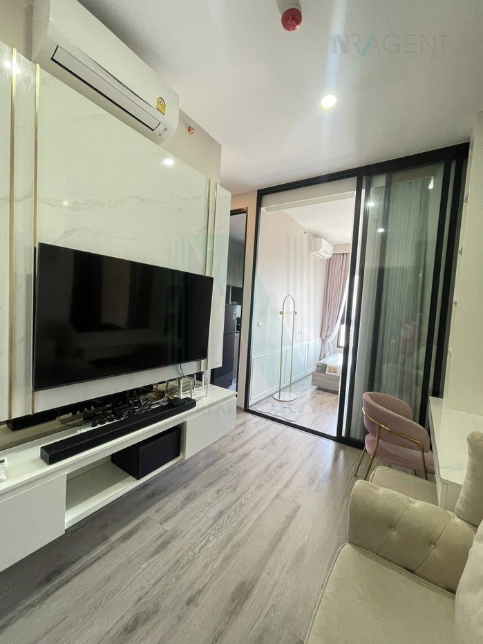 รูป ให้เช่าคอนโด ไนท์บริดจ์ ไพร์ม อ่อนนุช อาคาร 1 ชั้น 30 1 ห้องนอน ขนาด 27 ตรม ใกล้ Big C Extra อ่อนนุช - รูปที่ 3/8
