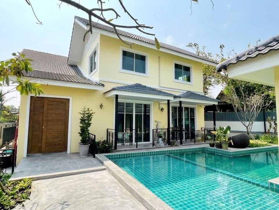 รูป R0956 | ให้เช่า พูลวิลล่า ที่ดิน 200 ตร.ว. จากมช. 10 นาที รองรับได้ถึง 35 คน - รูปที่ 4/21