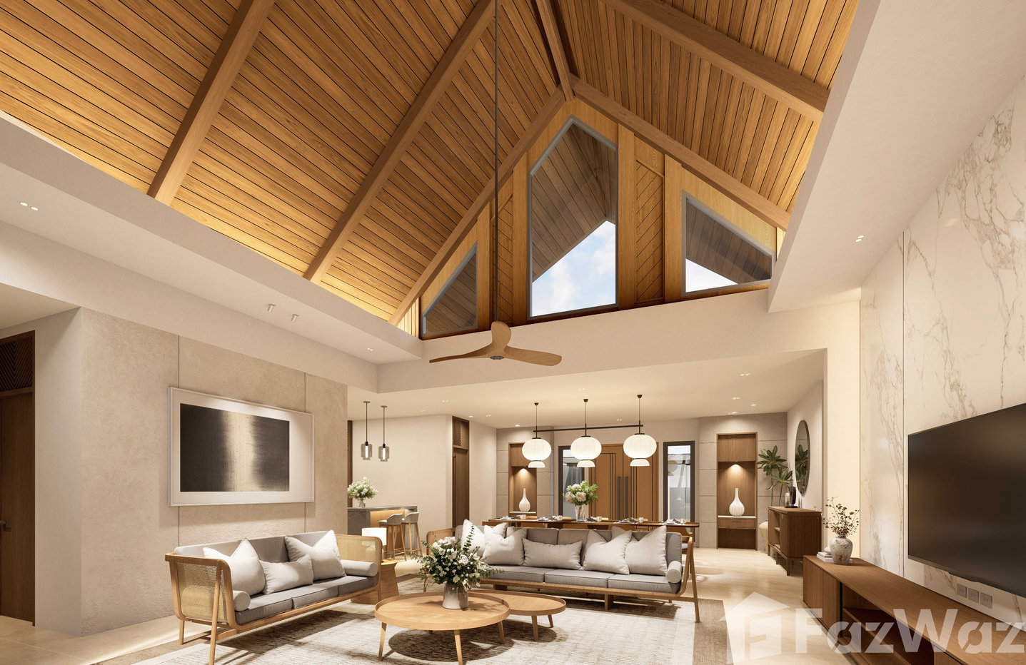 รูป ขาย วิลล่า 4 ห้องนอน ในโครงการ เวอร์ดาน่า พูล วิลล่า 6155667 - รูปที่ 2/13