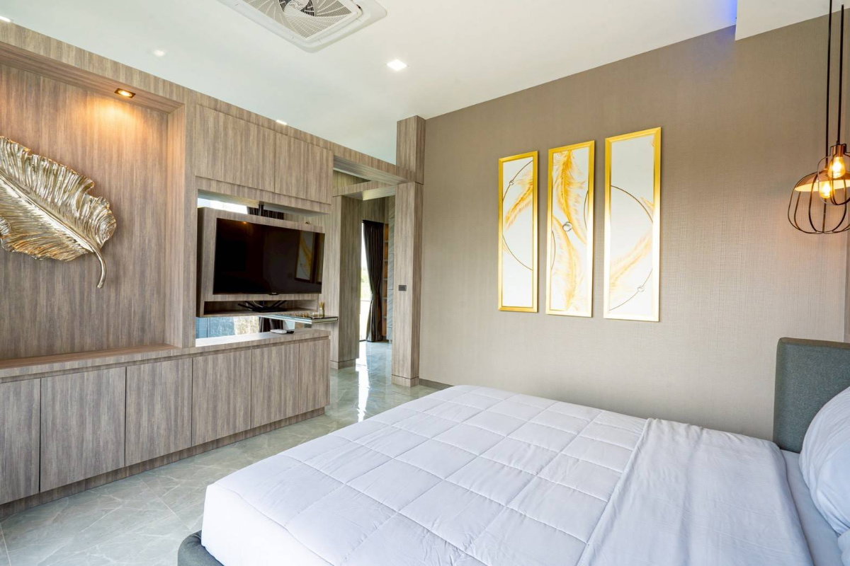 รูป ขายวิลล่าหรูดีไซน์สุดพรีเมียม ในพัทยา ทำเลทุ่งกลม-ตาลหมัน เดินทางง่าย ใกล้แหล่งท่องเที่ยวและสิ่งอำนวยความสะดวกครบครัน - รูปที่ 9/29