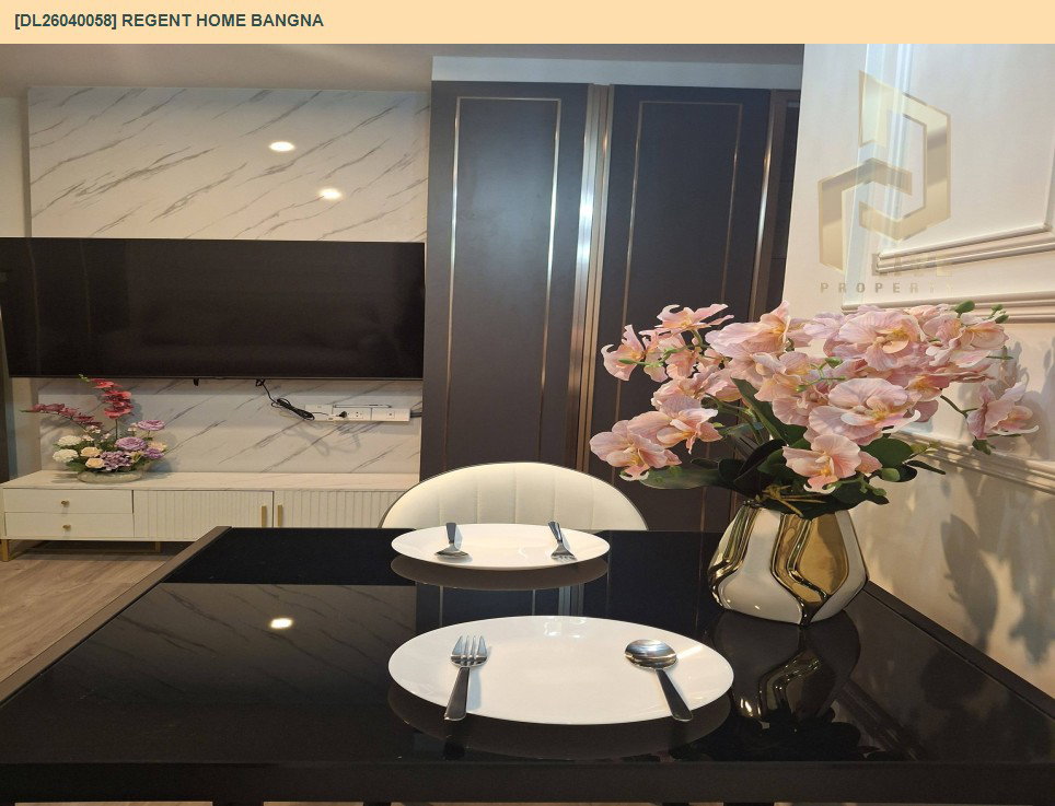 รูป DL26040058 ให้เช่าคอนโด รีเจ้นท์ โฮม บางนา (Regent home bangna) ใกล้ BTS บางนา พร้อมเข้าอยู่ โทรด่วน 0656259498 LineID @257sxzzu - รูปที่ 8/9