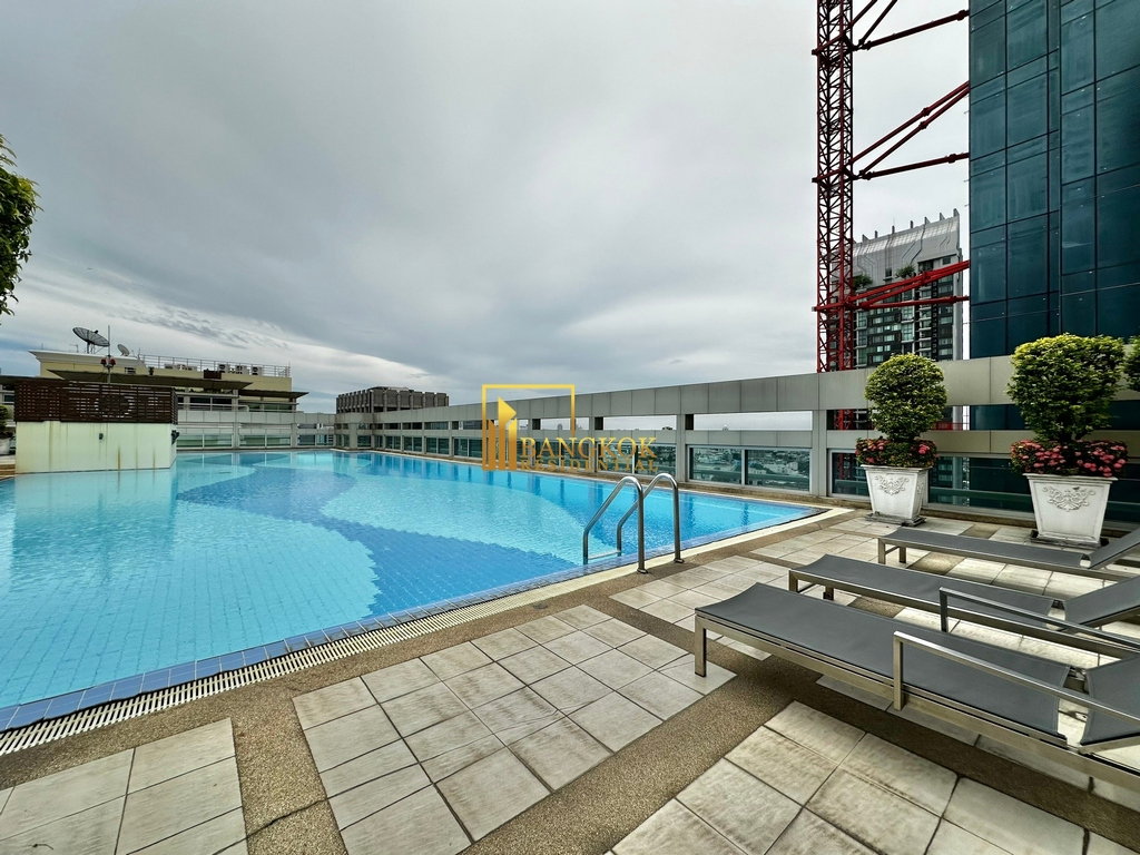 รูป Baan Klang Krung Siam | Elegant 2 Bedroom Condo in Pathumwan - BR18604CD - รูปที่ 20/33