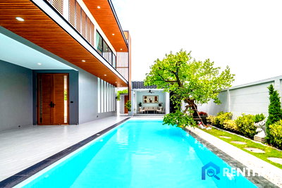 บ้านเดี่ยว ชลบุรี : พูลวิลล่าหรู 5 ห้องนอน ทำเลใกล้อ่างเก็บน้ำมาบประชัน พัทยา