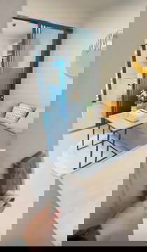 D Condo Calm รามคำแหง 40 | 30 ตร.ม. ห้องใหม่ไม่เคยอยู่ **ค่าเช่า 14,000 บาท | เฟอร์ครบ พร้อมอยู่ 