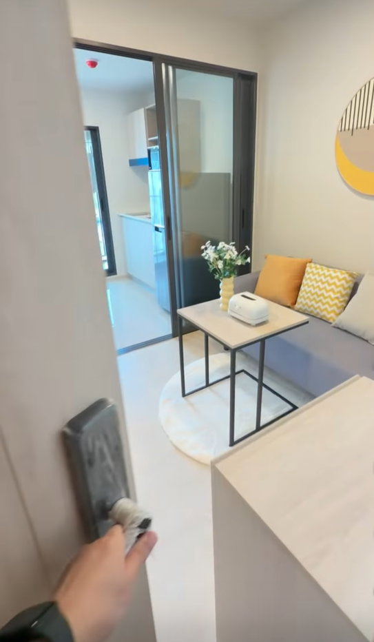 รูป D Condo Calm รามคำแหง 40 | 30 ตร.ม. ห้องใหม่ไม่เคยอยู่ **ค่าเช่า 14,000 บาท | เฟอร์ครบ พร้อมอยู่  - รูปที่ 1/13