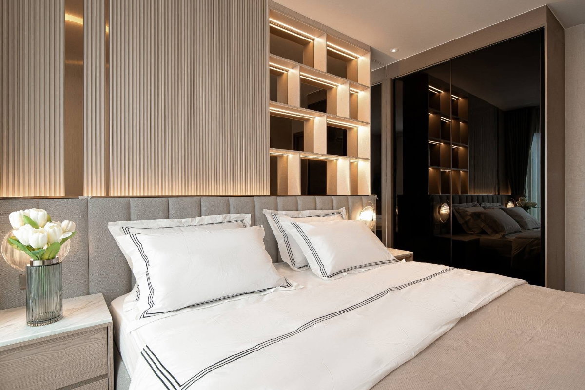 รูป 🌃 Life Phahon Ladprao (ไลฟ์ พหลฯ-ลาดพร้าว) ห้องขนาด 35 ตรม. ชั้น 32 แต่งสวยพร้อมเฟอร์นิเจอร์ built-in  วิวสวนจตุจักร และเซ็นทรัลลาดพร้าว🌃 - รูปที่ 10/11