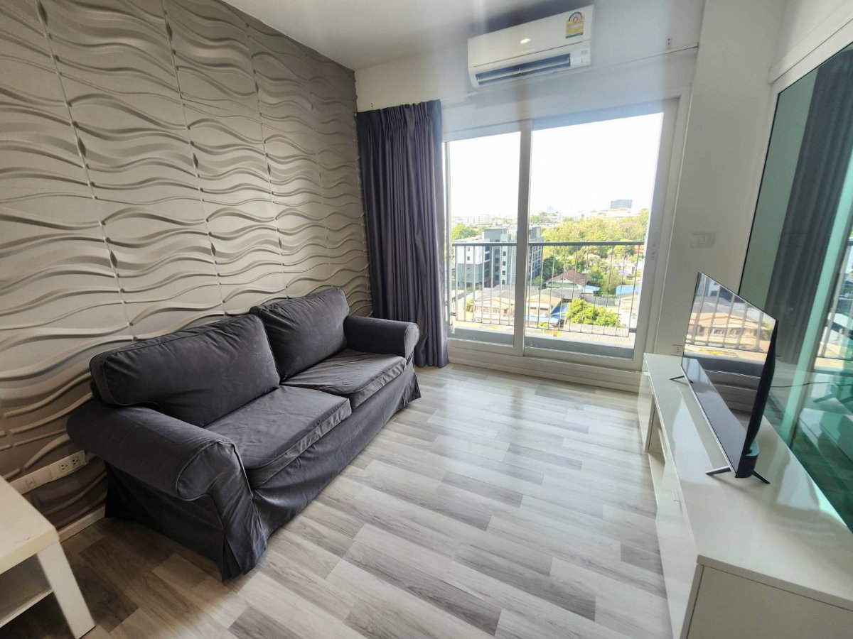 รูป ให้เช่า  เดอะคีย์ วุฒากาศ  (The key Wutthakat) ติด BTS วุฒากาศ 80 เมตร พร้อมเฟอร์ + เครื่องซักผ้า+ 33 ตรม.  เพียง 11,000 บาท   - รูปที่ 5/18