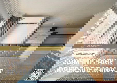 ขายด่วน 📍 Lumpini Park Riverside Rama 3 📍วิวแม่น้ำเจ้าพระยา ใกล้ Central Plaza พระราม 3