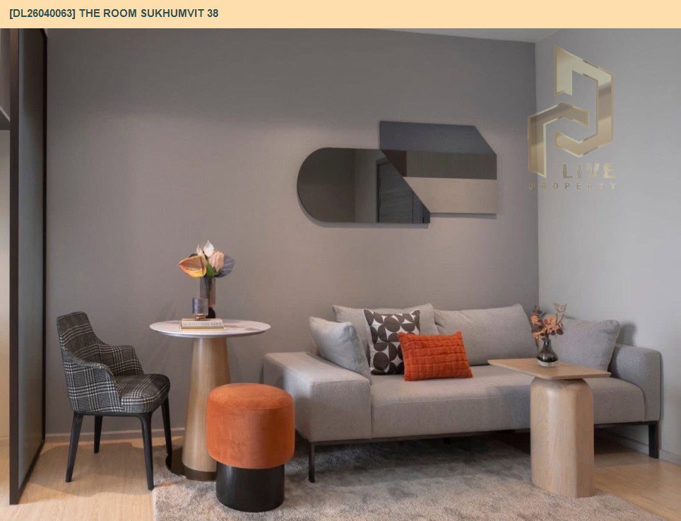 รูป DL26040063 ให้เช่าคอนโด เดอะ รูม สุขุมวิท 38 (The Room Sukhumvit 38) ใกล้ - พร้อมเข้าอยู่ โทรด่วน 0800343450 LineID @655ebbvc - รูปที่ 2/6