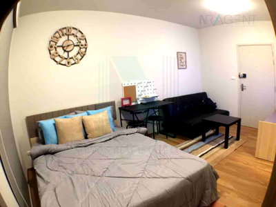 Condos for rent BTS Bearing : For Rent Condo UNIO SUKHUMVIT 72 Building D, Floor 3,Studio, Room size 23.00 sqm