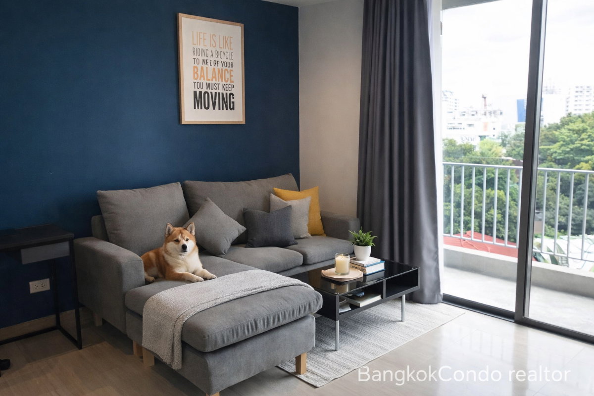 รูป 🍀🍀🍀 เลี้ยงสัตว์ได้ 🐶🐱ให้เช่า📌 ดาวทาวน์ 49(Line:@rent2022)BTS ทองหล่อ ✨พร้อมเข้าอยู่🌼A11083 - รูปที่ 3/8