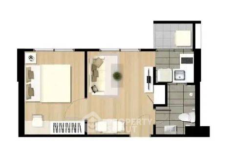 รูป คอนโด 1-ห้องนอน ที่ เดอะ เนสท์ สุขุมวิท 22 ใกล้ MRT ศูนย์การประชุมแห่งชาติสิริกิติ์ (ID 2777593) - รูปที่ 6/6