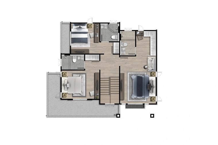 4-bed house for sale, 205 sqm, 54 sq wah, Setthasiri DonMueang