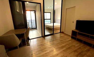 Condos for rent : Niche Mono Charoen Nakhon, 1 bedroom, 30 sq m, fully furnished, 14,000 baht.
