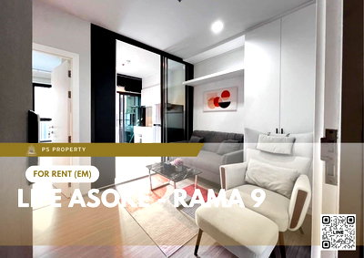 Condos for rent : For rent 📍 Life Asoke - Rama 9 📍 Fully furnished with appliances. Near MRT Rama 9.