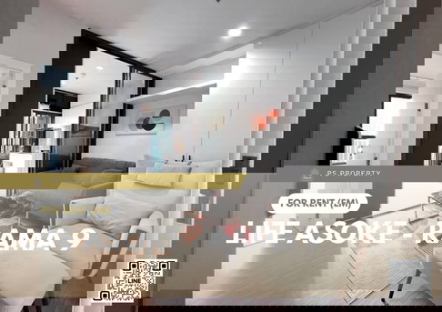 ให้เช่า 📍 Life Asoke - Rama 9 📍 เฟอร์นิเจอร์ และ เครื่องใช้ไฟฟ้าครบ ใกล้ MRT พระราม 9