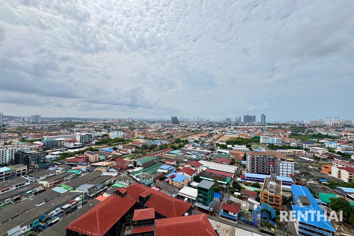 รูป ใหเช่าคอนโดทำเลใจกลางเมืองพัทยา  Arcadia Millennium Tower 2 ห้องนอน 43 ตร.ม. - รูปที่ 7/24