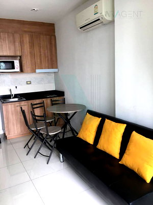 คอนโดให้เช่า : ให้เช่าคอนโด ไอดีโอ เวิร์ฟ ราชปรารภ อาคาร 1 ชั้น 23 1 ห้องนอน ขนาด 37 ตรม ใกล้ Indra Square