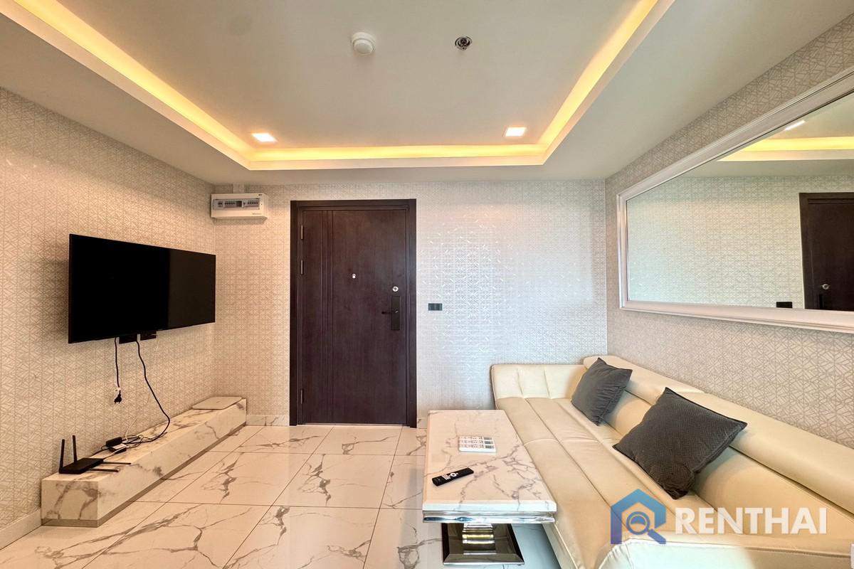 รูป ใหเช่าคอนโดทำเลใจกลางเมืองพัทยา  Arcadia Millennium Tower 2 ห้องนอน 43 ตร.ม. - รูปที่ 10/24