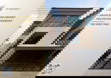 รูปภาพ บ้านแฝดให้เช่า 📍 Baan Klang Mueng The Edition Bangna 📍 4 ห้องนอน 4 ห้องน้ำ เฟอร์นิเจอร์ และ เครื่องใช้ไฟฟ้าครบ 