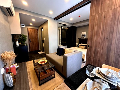 ขายคอนโด : ขาย คอนโดพร้อมอยู่ ทำเลดี ใจกลางรัชดา 31 ตร.ม. เดอะ ทีค รัชดา 19 The TEAK Ratchada 19 