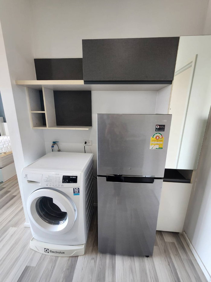 รูป ให้เช่า  เดอะคีย์ วุฒากาศ  (The key Wutthakat) ติด BTS วุฒากาศ 80 เมตร พร้อมเฟอร์ + เครื่องซักผ้า+ 33 ตรม.  เพียง 11,000 บาท   - รูปที่ 8/18