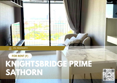 คอนโดให้เช่า : ให้เช่า 📍 Knightsbridge Prime Sathorn 📍 เฟอร์นิเจอร์ และ เครื่องใช้ไฟฟ้าครบ ใกล้ BTS ช่องนนทรี