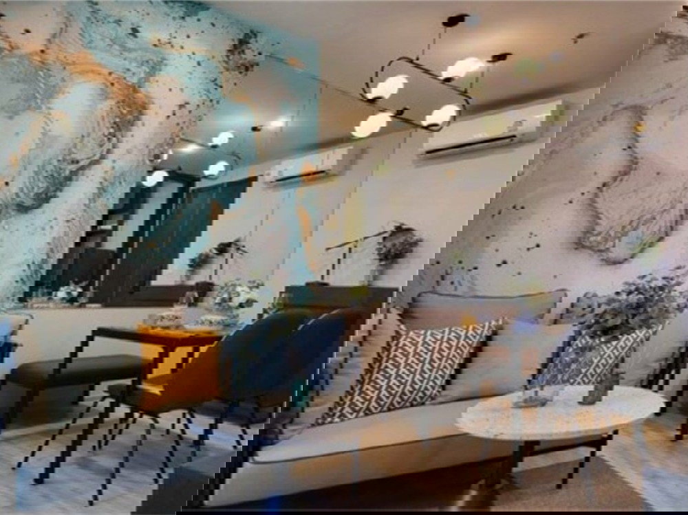 รูป ให้เช่า ✨XT HUAIKHWANG ✨1 ห้องนอน ขนาด 35 ตรม ห้องแต่ง เฟอร์ครบ พร้อมเข้าอยู่ ใกล้ MRT ห้วยขวาง ไม่ถึง 300 เมตร🚆 - รูปที่ 1/5