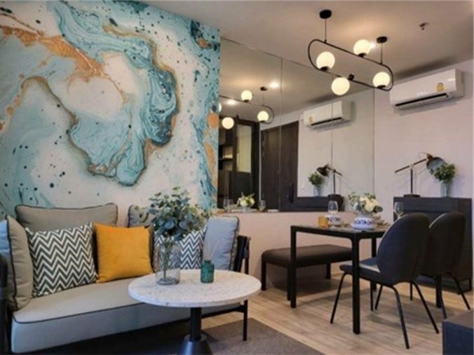 For rent ✨XT HUAIKHWANG ✨1 bedroom, size 35 sq m, decorated room, fully furnished, ready to move in, near MRT Huai Khwang, less than 300 meters🚆