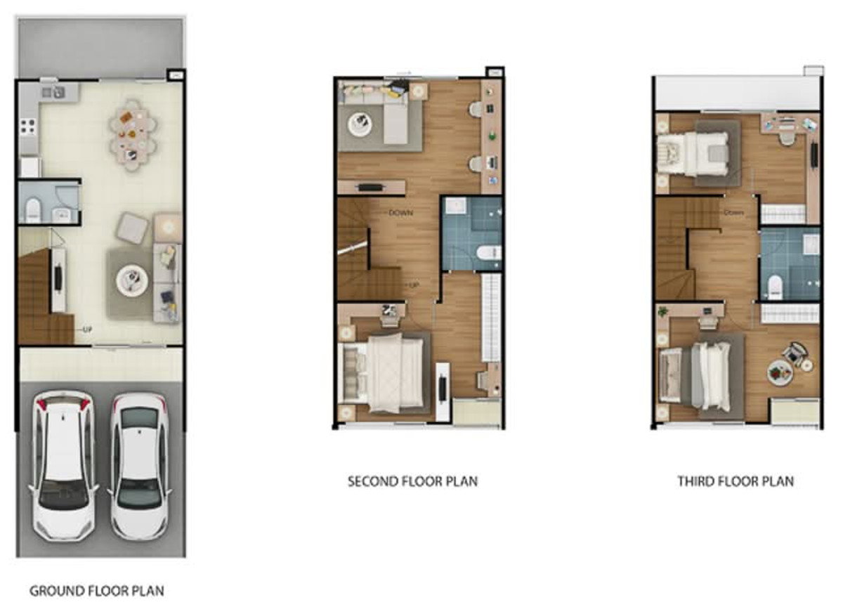 รูป S1087 🔥 ทาวน์โฮมหัวมุม 3 ชั้น ใจกลางพัฒนาการ 🔥ใกล้ Airport Rail Link หัวหมาก ✈️ เพียง  7.49 ล้านบาท - รูปที่ 10/10