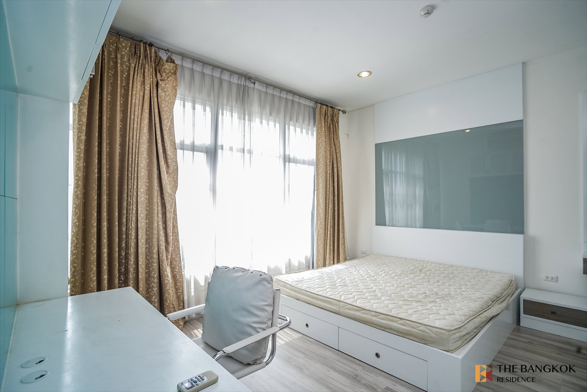 รูป เช่าคอนโด 🌃 Baan Klang Krung Siam Pathumwan ใกล้ BTS ราชเทวี 1นอน 60ตรม 💙ยูนิตแต่งสวยโทนฟ้า - รูปที่ 5/8