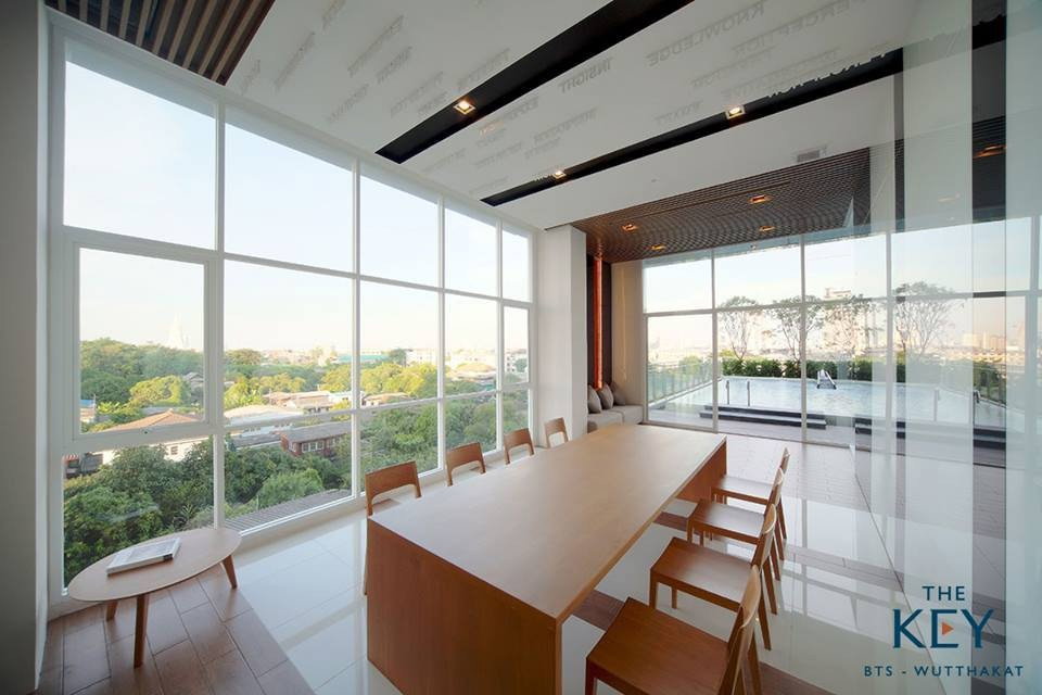 รูป ให้เช่า  เดอะคีย์ วุฒากาศ  (The key Wutthakat) ติด BTS วุฒากาศ 80 เมตร พร้อมเฟอร์ + เครื่องซักผ้า+ 33 ตรม.  เพียง 11,000 บาท   - รูปที่ 17/18
