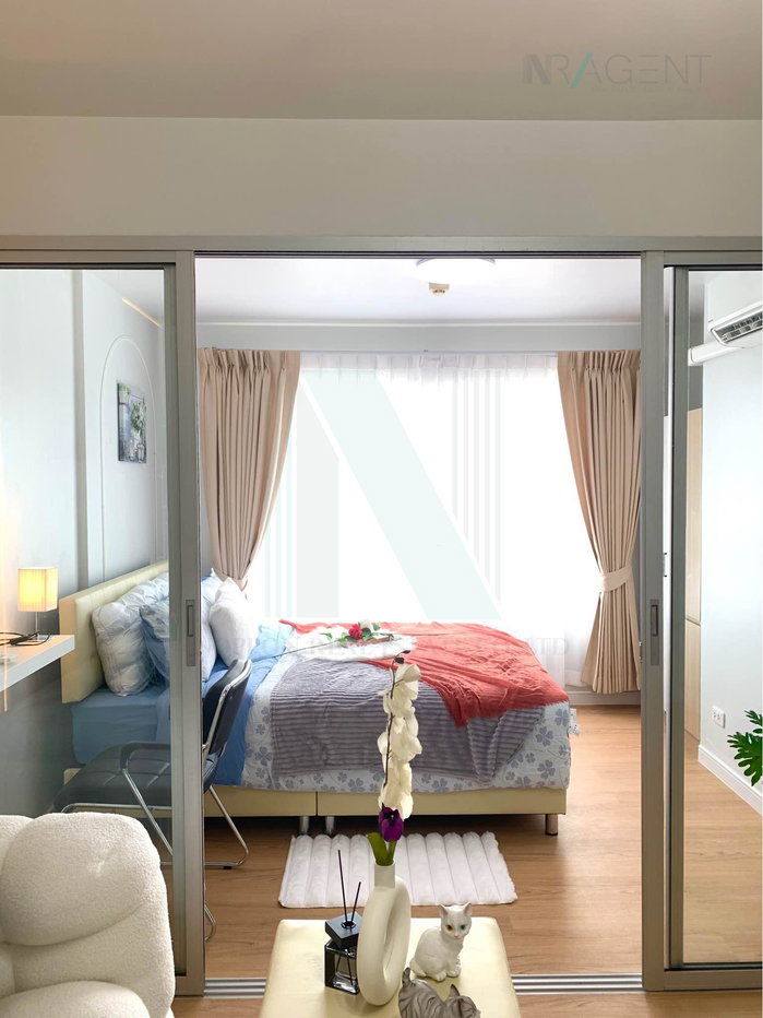 รูป 🔺 ขายคอนโด ดี คอนโด รัตนาธิเบศร์ อาคาร B ชั้น 7 1 ห้องนอน ขนาด 29 ตรม ใกล้ สะพานพระนั่งเกล้า - รูปที่ 2/8