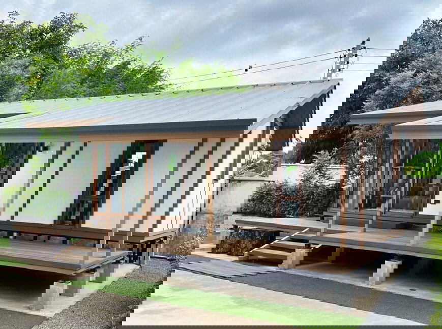 รูป ขายบ้านสำเร็จรูป บ้านโมดูลาร์ สตูดิโอ 1ห้องน้ำ และระเบียงในตัว รับสร้างทั่วประเทศ - รูปที่ 2/19