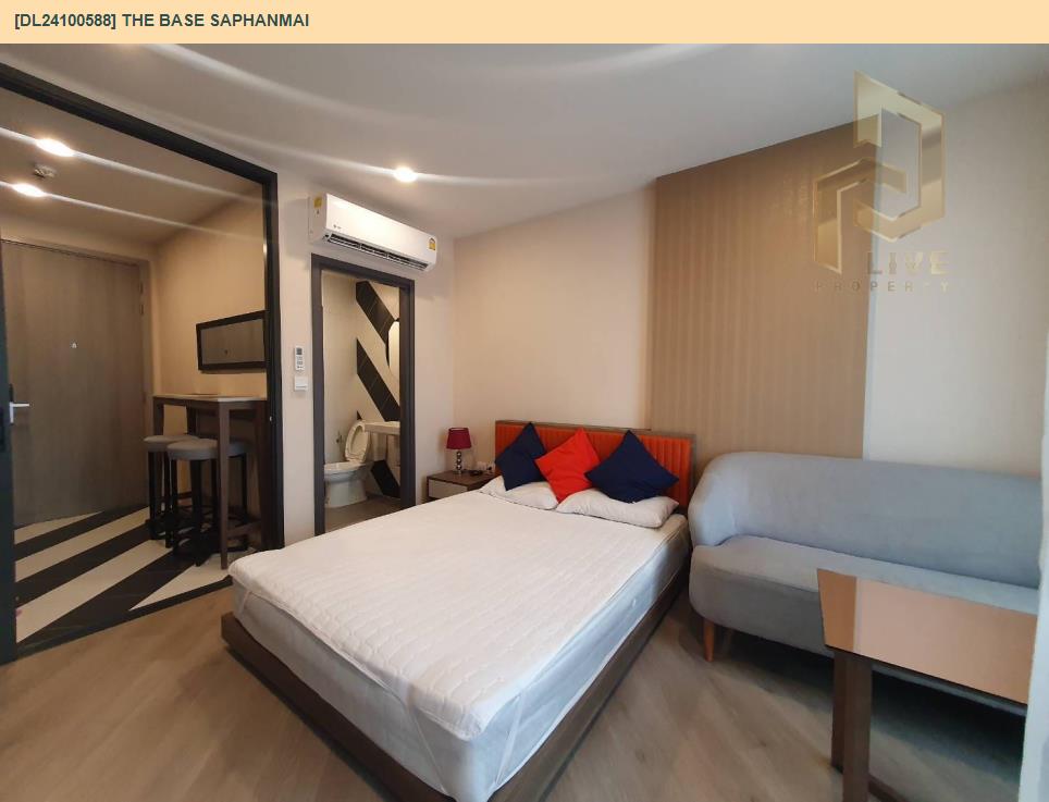 รูป DL24100588 ให้เช่าคอนโด เดอะ เบส สะพานใหม่ (THE BASE Saphanmai) ใกล้ BTS สายหยุด พร้อมเข้าอยู่ โทรด่วน 0656259498 LineID @257sxzzu - รูปที่ 3/6