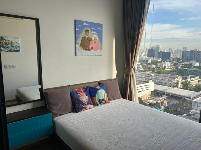 ราคาพิเศษ ห้องสวย ตกแต่งน่าอยู่มากค่าา ให้เช่า The line จตุจักร ชั้นสูง วิวสวย เฟอร์ดี เครื่องใช้ครบ พร้อมอยู่ทันที