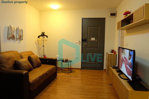 DL013232 Condo for rent, i-biza RCA near MRT พระราม 9, ready to move in, call urgently 0653619502 LineID @897iyzll