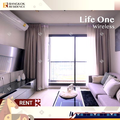 Condos for rent :  Condo for Rent ⭐ Life One Wireless near BTS Phloen Chit 2BR 63sqm 52K 💚Beautiful Unit Great Price 
