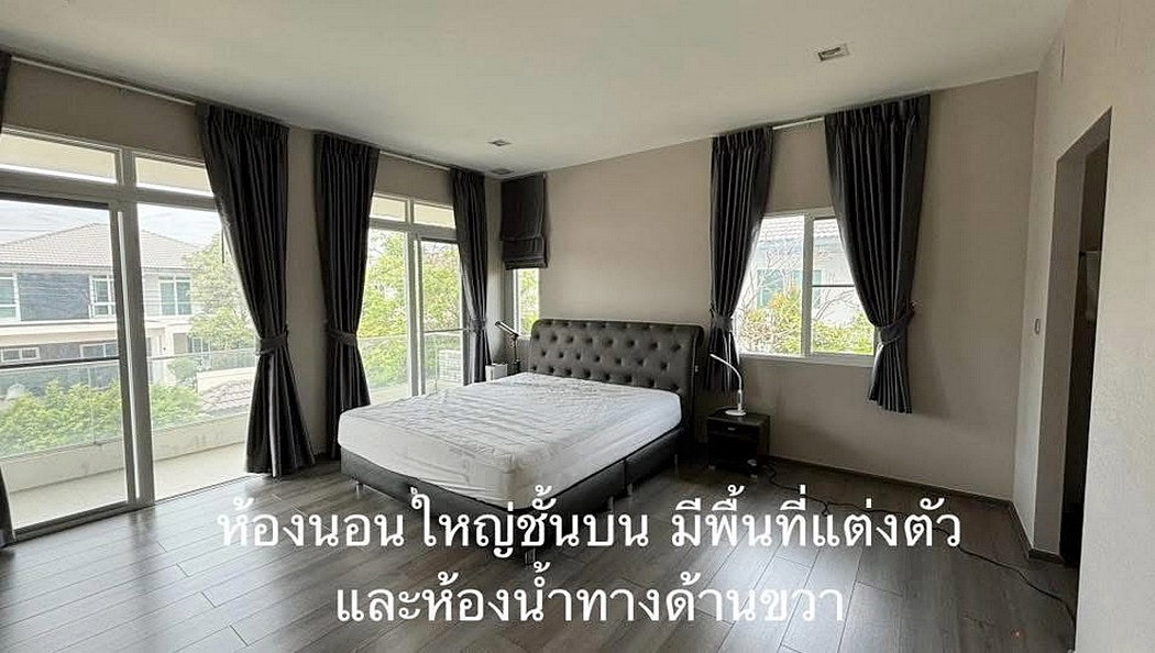 รูป Call : 089-968-8080 โครงการ มัณฑนา เลค วัชรพล ขายบ้านเดี่ยว 120 ตารางวา 4 ห้องนอน 5 ห้องน้ำ จอดรถ 6 คัน ใกล้ทางด่วน ด่านสุขาภิบาล 5 - รูปที่ 7/13