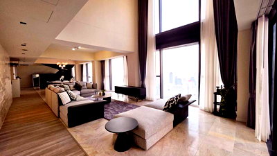 คอนโดให้เช่า : For rent 🏢Penthouse Luxury Condo  📍 The Met Sathorn    📍 Type 4 Bedrooms Rent Prices   350,000/ month. 