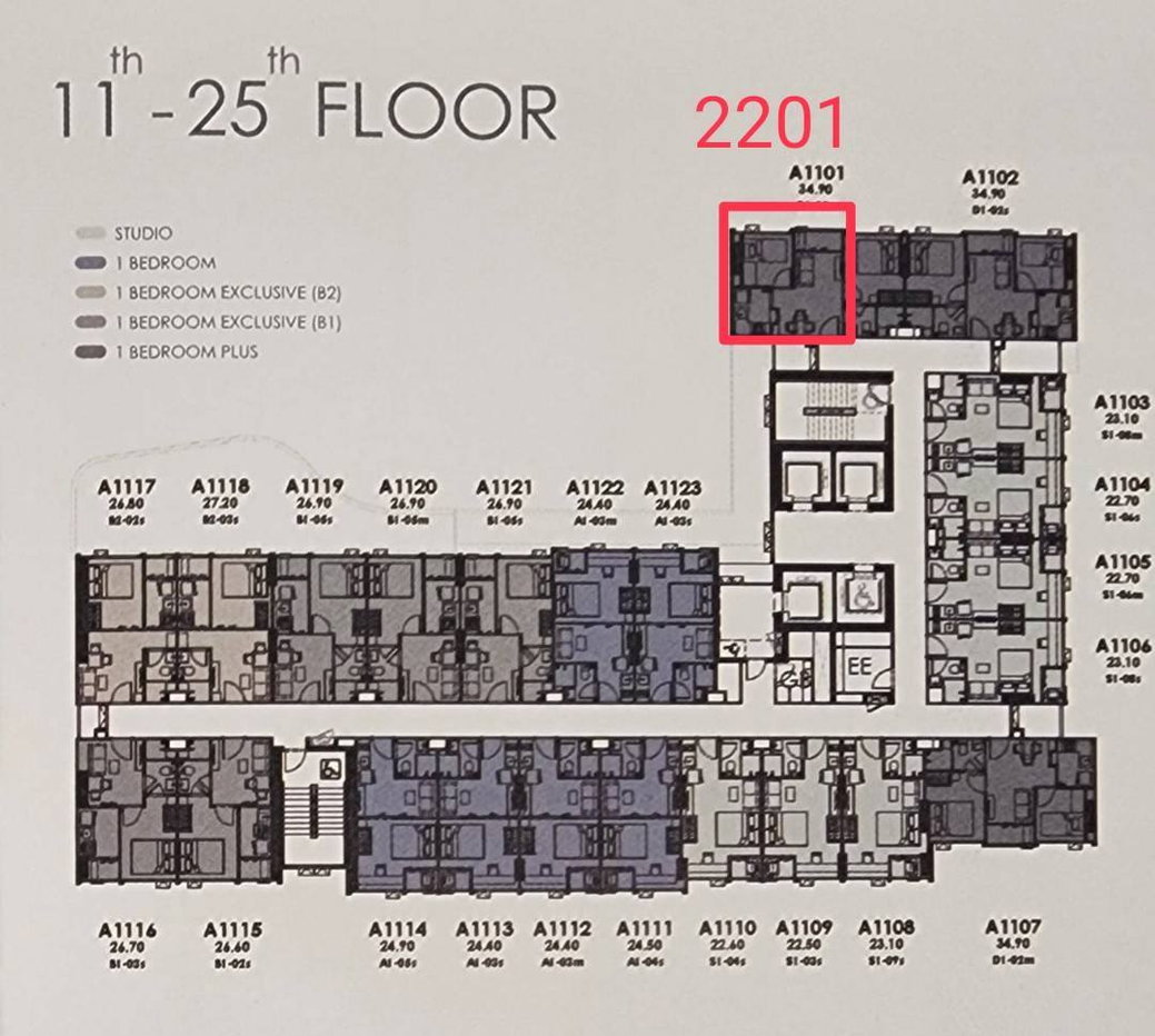 รูป 🏡 ให้เช่า Modiz Avantgarde 18,000฿💖 ✨ ชั้น 22 ห้อง One Bed Plus วิวมธ ✅️ พร้อมเข้าอยู่ - รูปที่ 15/16