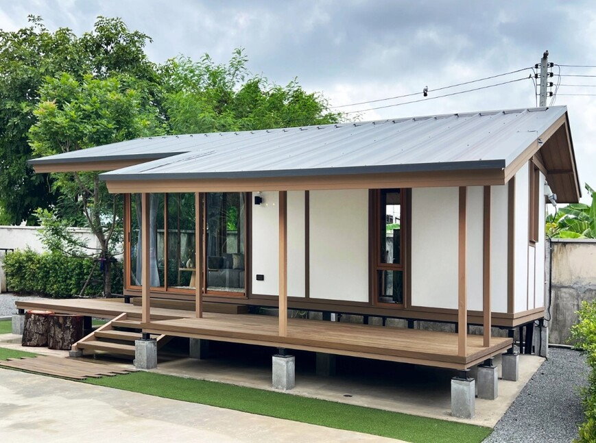 รูป 🏠ขายบ้านสำเร็จรูป บ้านโมดูลาร์ สตูดิโอ 1ห้องน้ำ และระเบียงในตัว รับสร้างทั่วประเทศ🪴 - รูปที่ 4/18